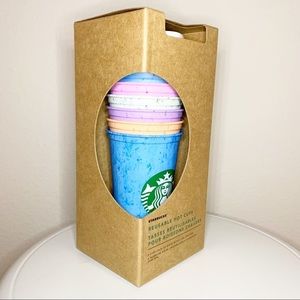 Starbucks reusable hot marble cups! Whole pack!